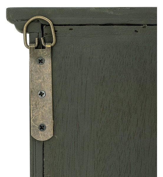 Siva viseća vitrina od masivne jele 85x100x25 cm Tone – Bloomingville
