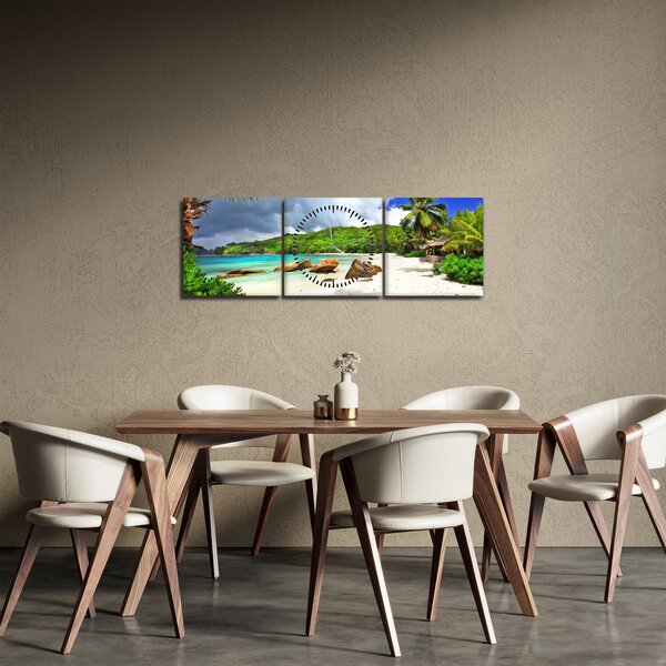 Slika - Sejšeli, plaža Takamaka (sa satom) (90x30 cm)