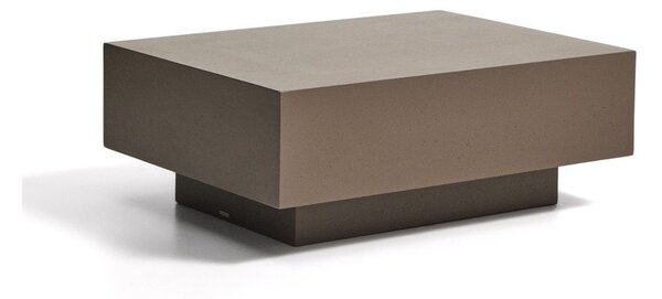 Vrtni stolić za kavu betonski 60x80 cm Rustella – Kave Home