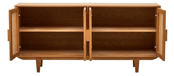Komoda od punog hrasta u prirodnoj boji Lyon – Premier Housewares