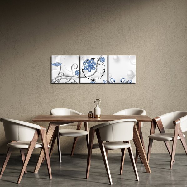 Slika - Modri ​​labodi (sa satom) (90x30 cm)