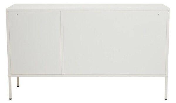 Bijela željezna vitrina 140x80x45 cm Acier – Premier Housewares