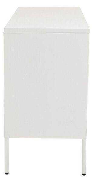 Bijela željezna vitrina 140x80x45 cm Acier – Premier Housewares