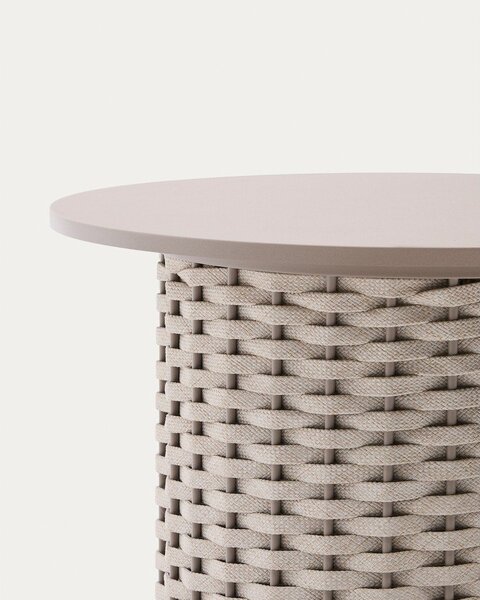 Metalni okrugao vrtni stolić ø 50 cm Sedalis – Kave Home