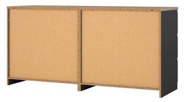 Tamno siva komoda 154x76x50 cm Naia – Tvilum