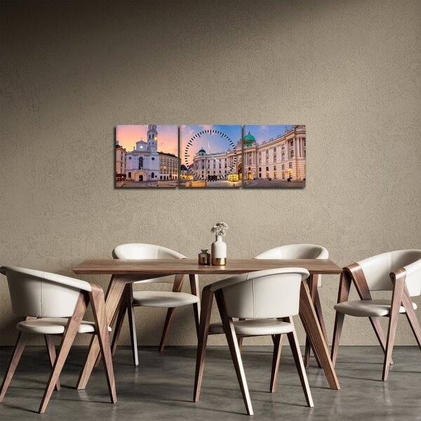 Slika - Avstrija, Dunaj (sa satom) (90x30 cm)