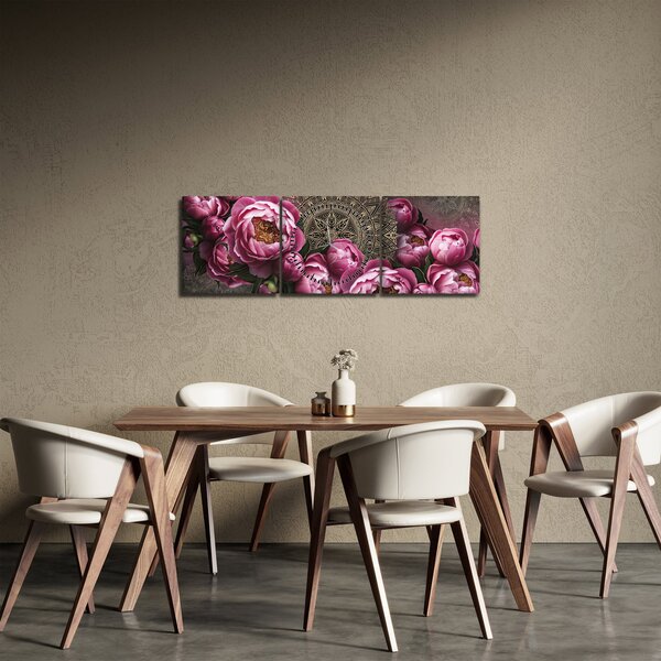 Slika - Harmonija (sa satom) (90x30 cm)