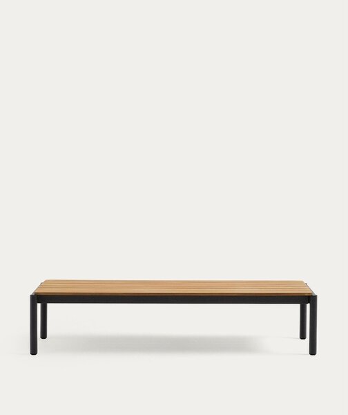 Vrtni stolić za kavu od masivne tikovine 63x149 cm Sorells – Kave Home