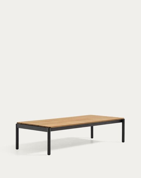 Vrtni stolić za kavu od masivne tikovine 63x149 cm Sorells – Kave Home