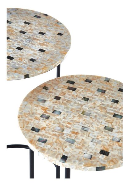 Okrugli pomoćni stolići u setu 2 kom ø 38 cm Halle – Premier Housewares