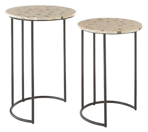 Okrugli pomoćni stolići u setu 2 kom ø 38 cm Halle – Premier Housewares