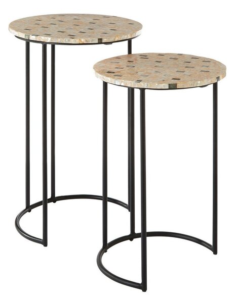 Okrugli pomoćni stolići u setu 2 kom ø 38 cm Halle – Premier Housewares