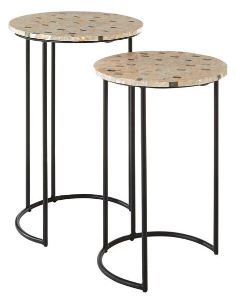 Okrugli pomoćni stolići u setu 2 kom ø 38 cm Halle – Premier Housewares
