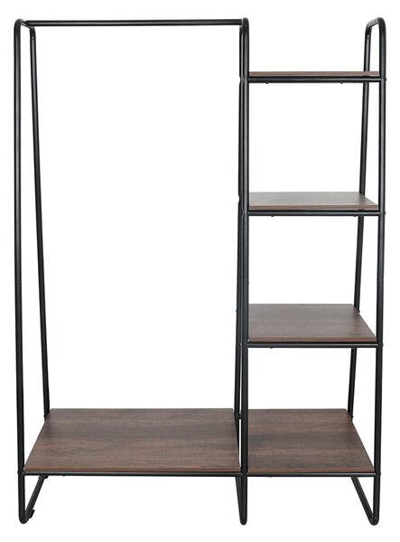 Garderobni organizator Fringe (crna + orah)