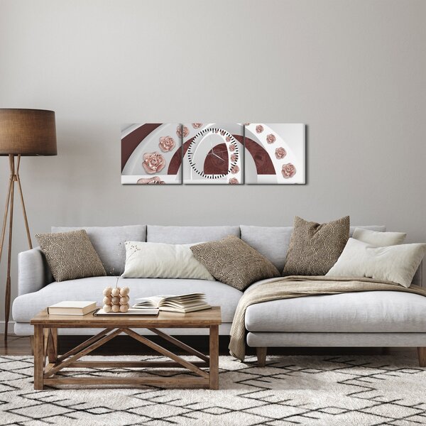 Slika - 3D loki z rožami (sa satom) (90x30 cm)