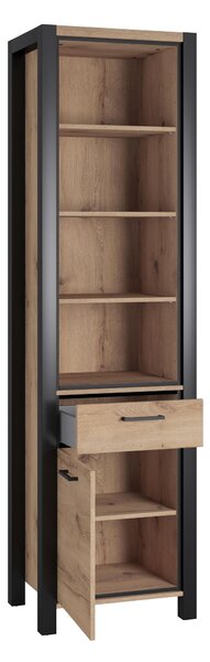 Zondo.hr Regal Armin Typ 05 (hrast taurus + crna mat). Akcija -17%. 1044563