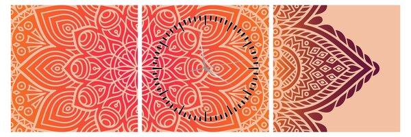 Slika - Mandala art (sa satom) (90x30 cm)