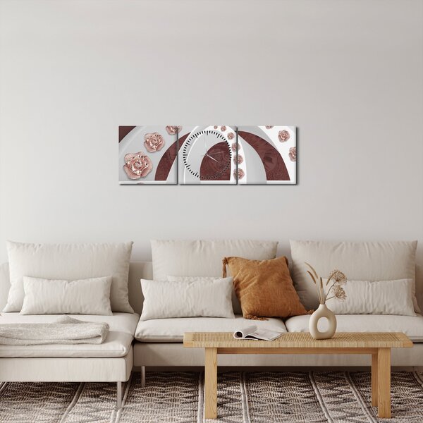 Slika - 3D loki z rožami (sa satom) (90x30 cm)
