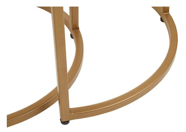 Pomoćni stolići u setu 2 kom s mramornom pločom 28x45 cm Varana – Premier Housewares
