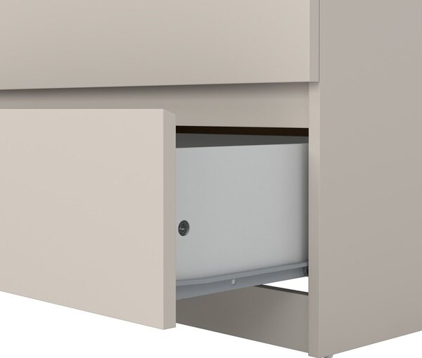 Krem komoda 154x76x50 cm Naia – Tvilum