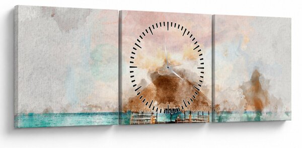 Slika - Maldivi, lesen pomol (sa satom) (90x30 cm)