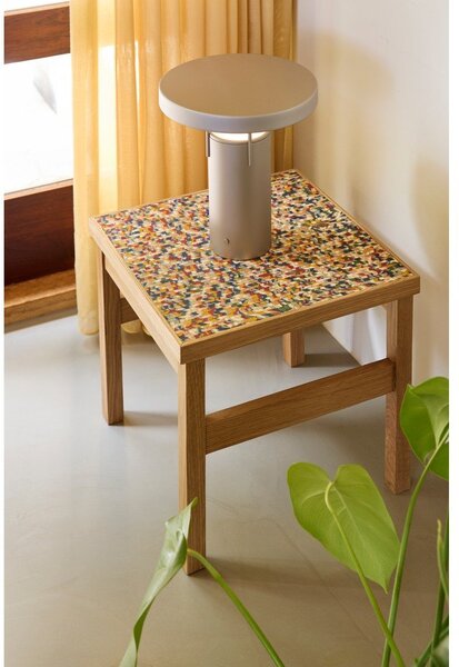 Pomoćni stol u dekoru hrasta 40x40 cm Confetti – Hübsch