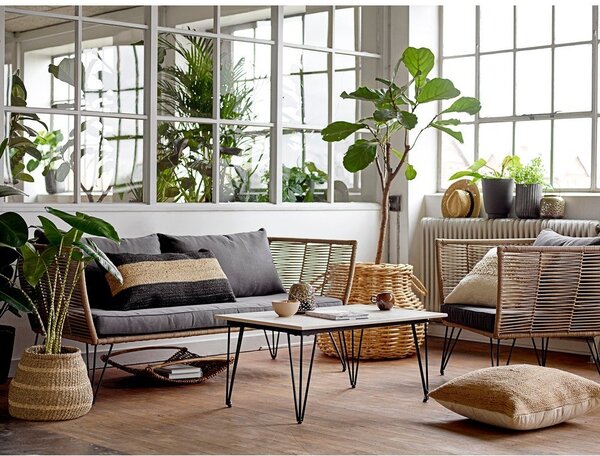 Metalni vrtni stolić za kavu 60x90 cm Mundo – Bloomingville
