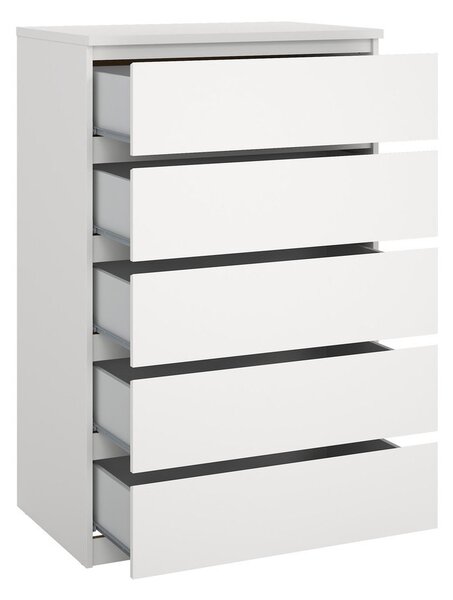 Bijela komoda 77x121x50 cm Naia – Tvilum