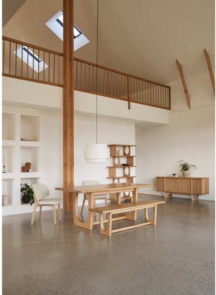 Proširiv blagovaonski stol u dekoru hrasta 95x180 cm Flow – Unique Furniture