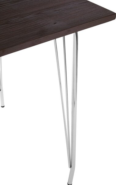 Blagovaonski stol od čvrstog brijesta ø 80 cm District – Premier Housewares