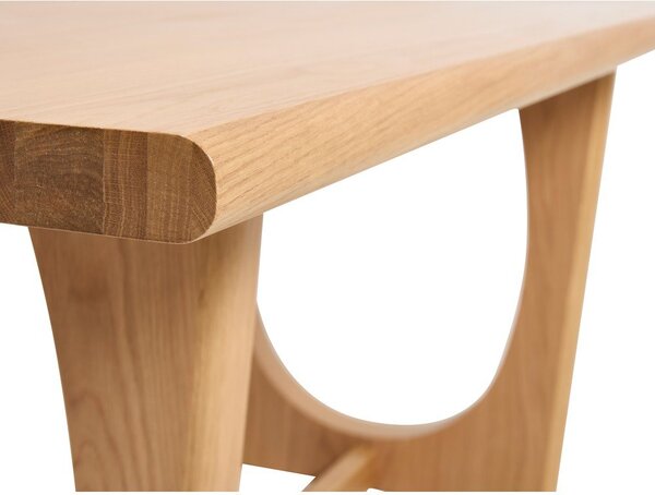 Proširiv blagovaonski stol u dekoru hrasta 95x180 cm Flow – Unique Furniture