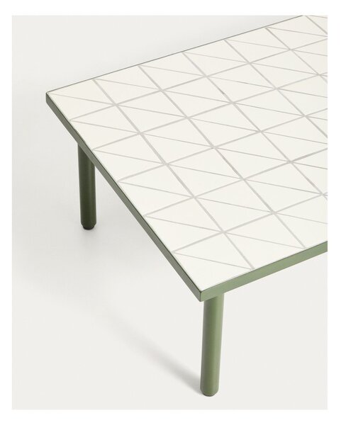 Vrtni stolić za kavu s keramičkom daskom 61x122 cm Maurina – Kave Home
