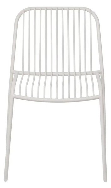 Svijetlo siva metalna vrtna stolica Yua Wire – Blomus