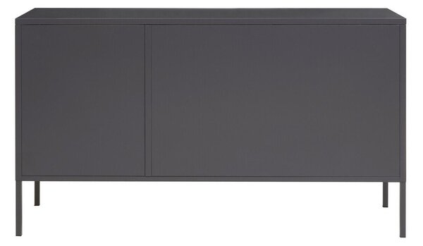 Siva željezna vitrina 140x80x45 cm Acier – Premier Housewares