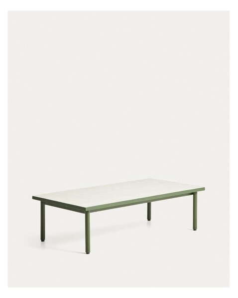 Vrtni stolić za kavu s keramičkom daskom 61x122 cm Maurina – Kave Home