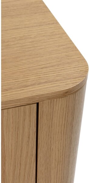 Komoda u dekoru hrasta u prirodnoj boji 180x75x40 cm Padoc – MOME