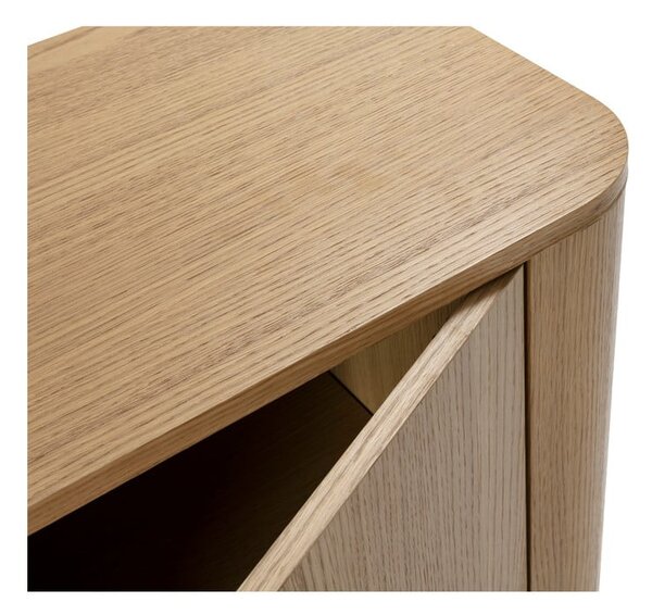 Komoda u dekoru hrasta u prirodnoj boji 180x75x40 cm Padoc – MOME