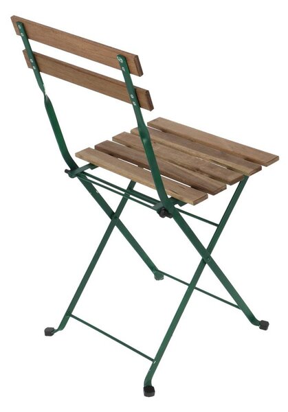 Zeleno-bež metalna vrtna stolica - Esschert Design