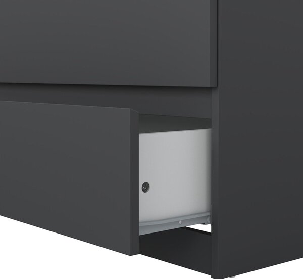 Tamno siva komoda 77x76x50 cm Naia – Tvilum