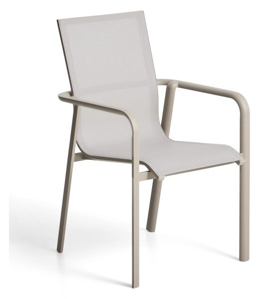 Bež/smeđe-siva vrtna stolica Canea – Kave Home