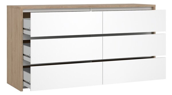 Bijela komoda 157x84x48 cm Next – Tvilum