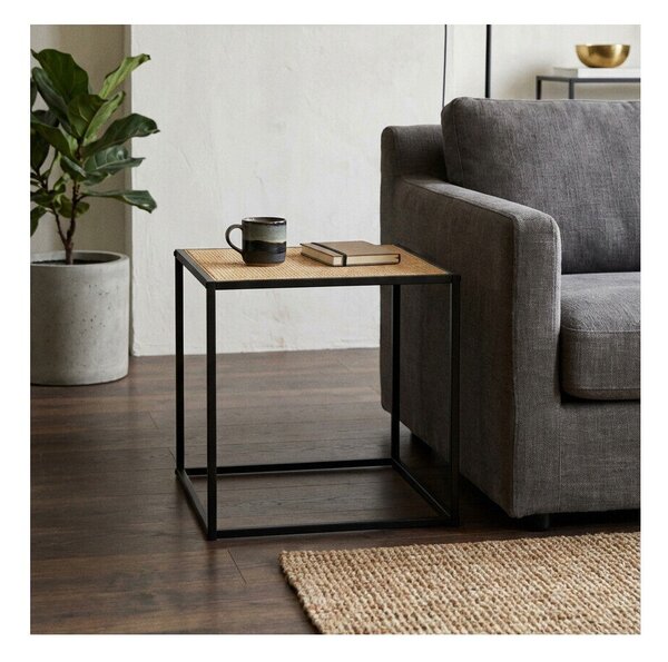 Pomoćni stol od ratana 44x44 cm Depok – Premier Housewares
