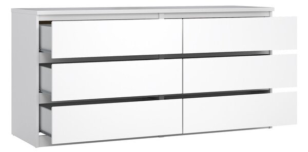 Bijela komoda 154x76x50 cm Naia – Tvilum