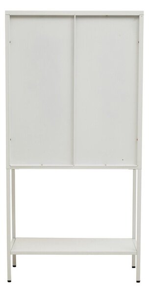 Bijela željezna vitrina 75x150x35 cm Acier – Premier Housewares
