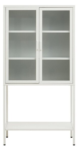 Bijela željezna vitrina 75x150x35 cm Acier – Premier Housewares