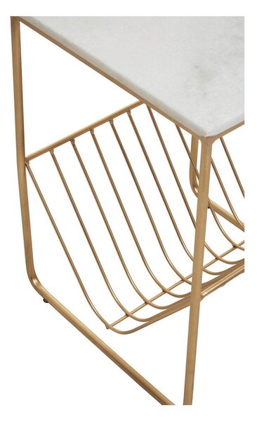 Pomoćni stol s mramornom pločom 40x40 cm Mandoli – Premier Housewares