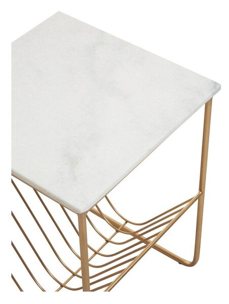 Pomoćni stol s mramornom pločom 40x40 cm Mandoli – Premier Housewares