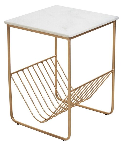 Pomoćni stol s mramornom pločom 40x40 cm Mandoli – Premier Housewares