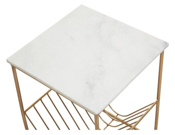 Pomoćni stol s mramornom pločom 40x40 cm Mandoli – Premier Housewares