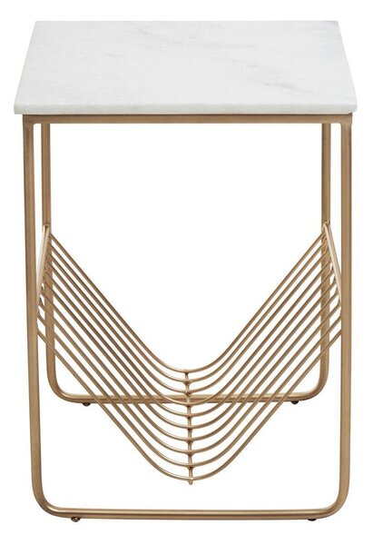 Pomoćni stol s mramornom pločom 40x40 cm Mandoli – Premier Housewares